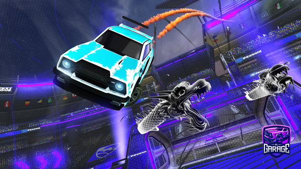 A Rocket League car design from FreakyAsianBoi