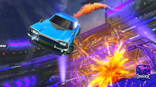 A Rocket League car design from nxrmansland