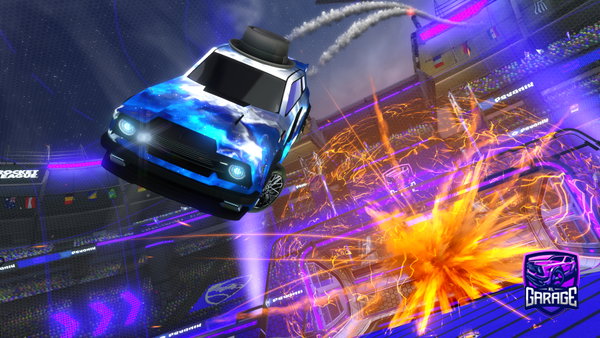 A Rocket League car design from Nolino227
