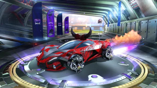 A Rocket League car design from Hardrockingsane