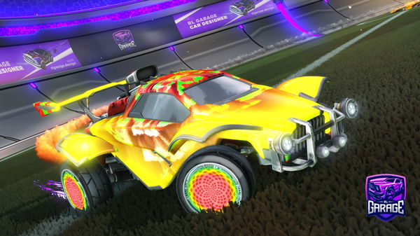 A Rocket League car design from CxrruptedPixel