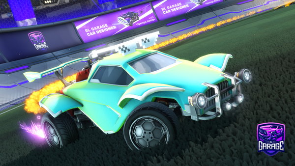 A Rocket League car design from WantedTWoctane