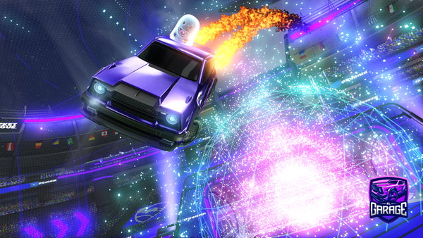 A Rocket League car design from Rangersmanger