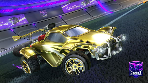 A Rocket League car design from CapsuleSand9912