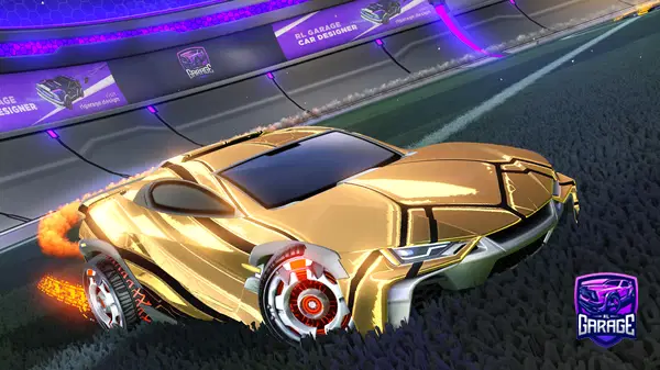 A Rocket League car design from BingChillingBalls