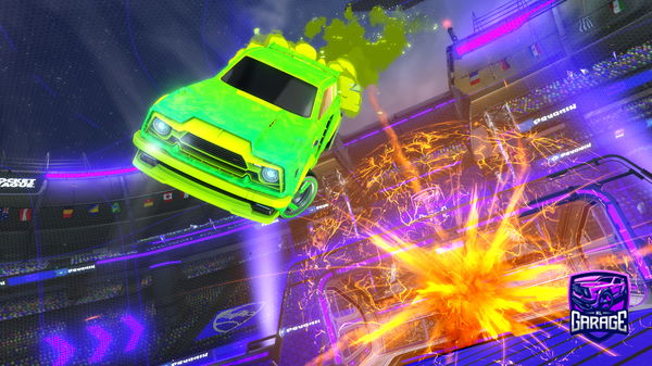 A Rocket League car design from Mat_Sonfly