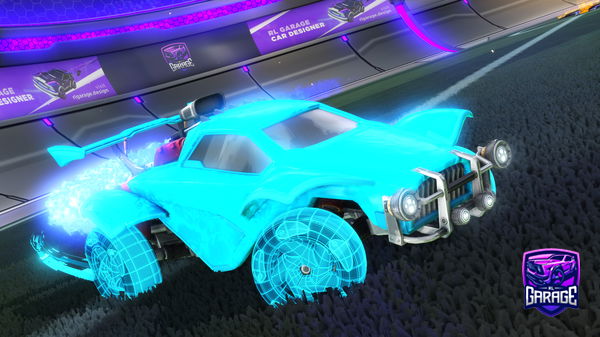 A Rocket League car design from Ztheamazing