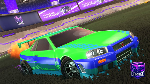 A Rocket League car design from atomsssss