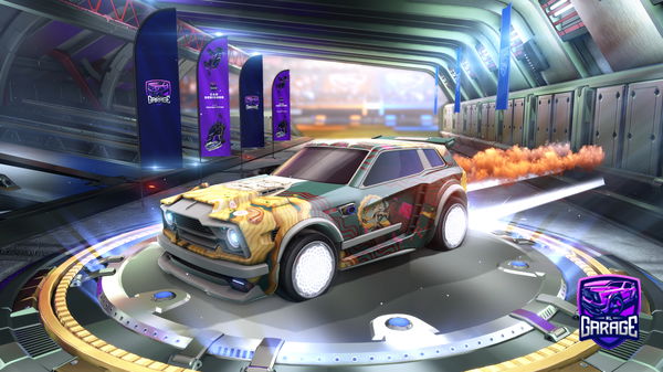 A Rocket League car design from LazarRandd