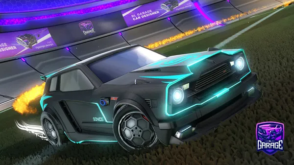 A Rocket League car design from Sharkie-Boy
