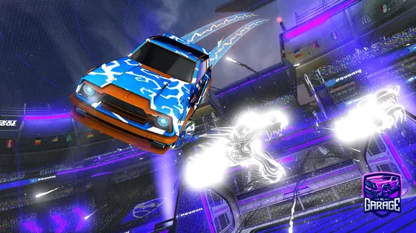 A Rocket League car design from RLCS_FNCS