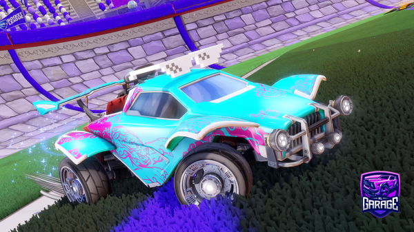 A Rocket League car design from Kdthenoob