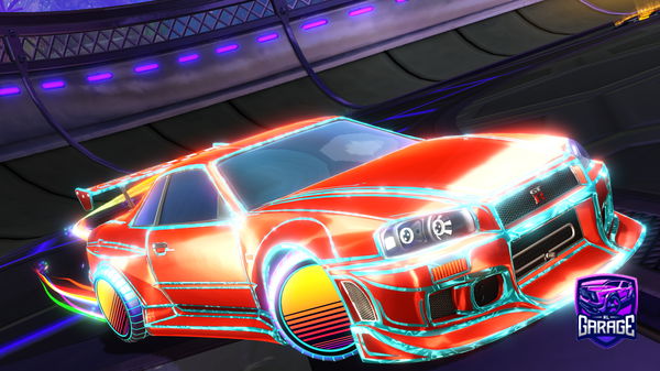 A Rocket League car design from cionen