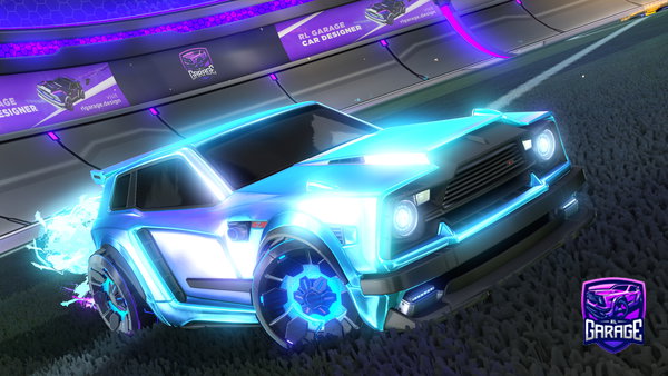 A Rocket League car design from wawamomo