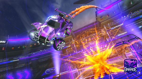 A Rocket League car design from Stickyphingerz