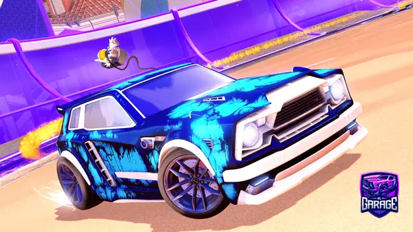 A Rocket League car design from yohaaal10