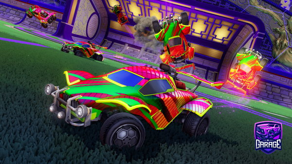 A Rocket League car design from Slimeyslimm