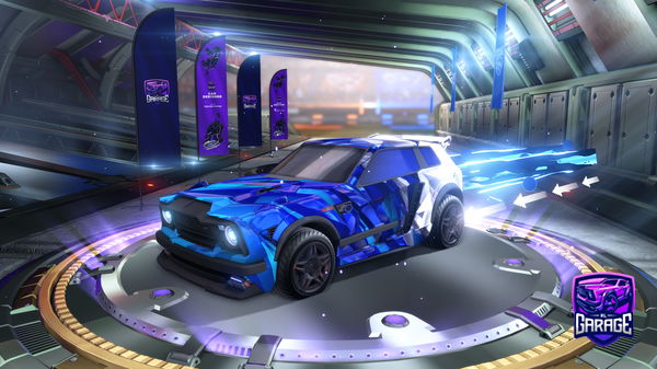 A Rocket League car design from Fraftyxd