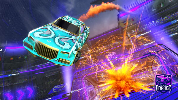 A Rocket League car design from Polikz