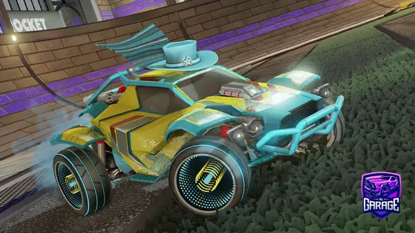 A Rocket League car design from Beefsnekky