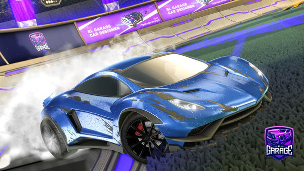 A Rocket League car design from Trixtep