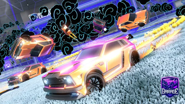 A Rocket League car design from Zine_games94