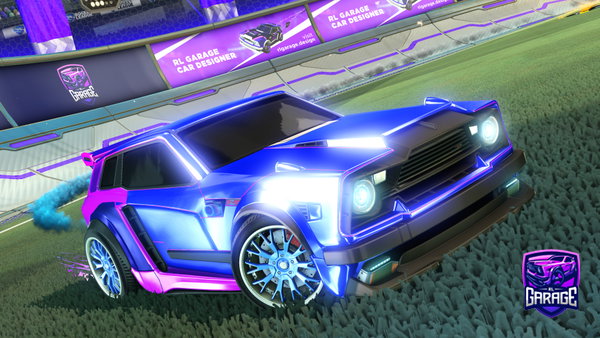 A Rocket League car design from Nateorus