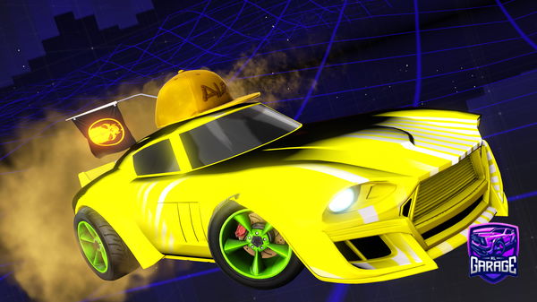 A Rocket League car design from daniracer23