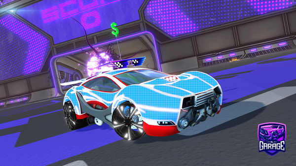 A Rocket League car design from Godzilla1610