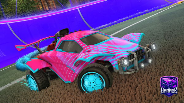 A Rocket League car design from SaltySylveon