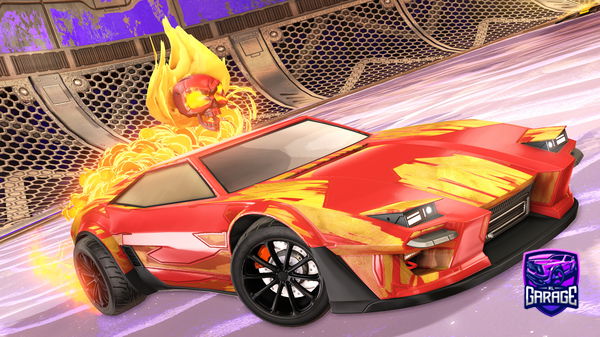 A Rocket League car design from r3apzz