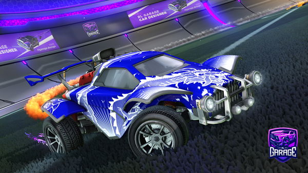 A Rocket League car design from Pveck