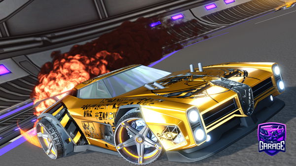 A Rocket League car design from Black_Foxxz