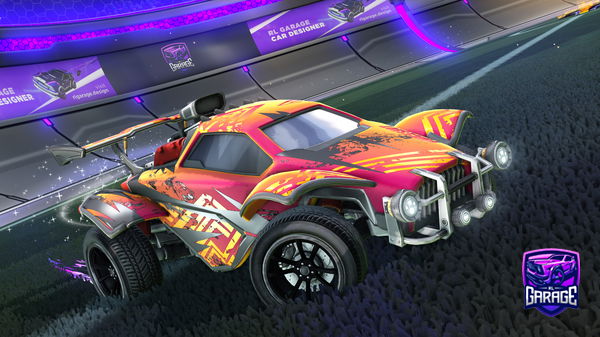 A Rocket League car design from DarkAngelNaruto