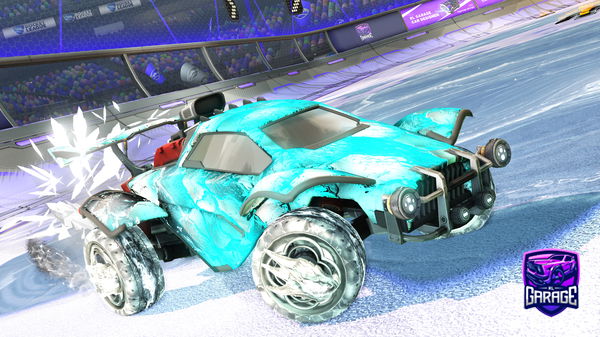 A Rocket League car design from iksagario