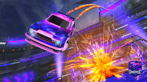 A Rocket League car design from X_StezzyKid_X