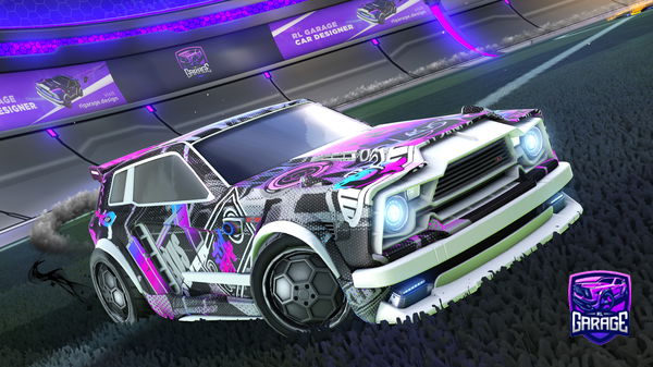 A Rocket League car design from M1GU3LLL