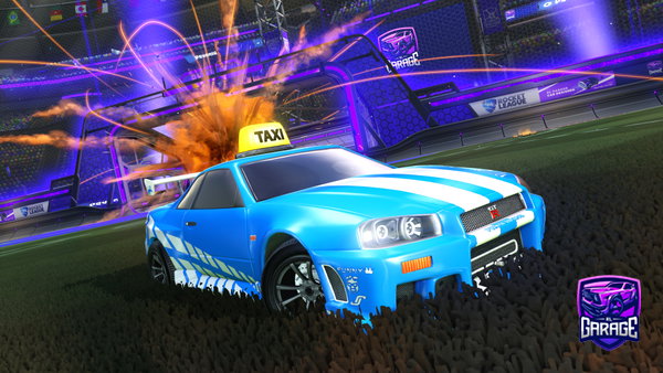 A Rocket League car design from mario8992