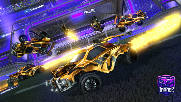 A Rocket League car design from gummiharalds