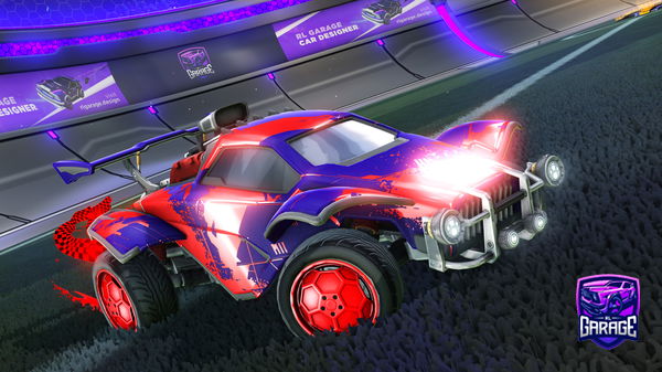 A Rocket League car design from Sparkzy12645