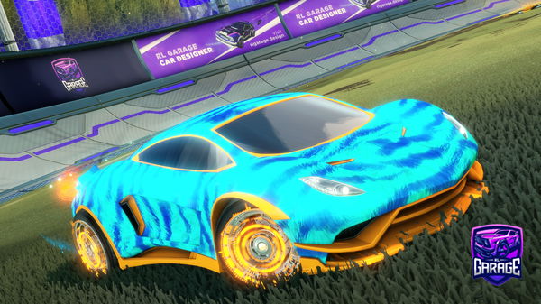 A Rocket League car design from Woodyy07