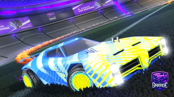 A Rocket League car design from Profanaties