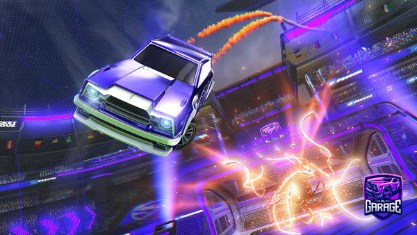A Rocket League car design from Azaanpolite