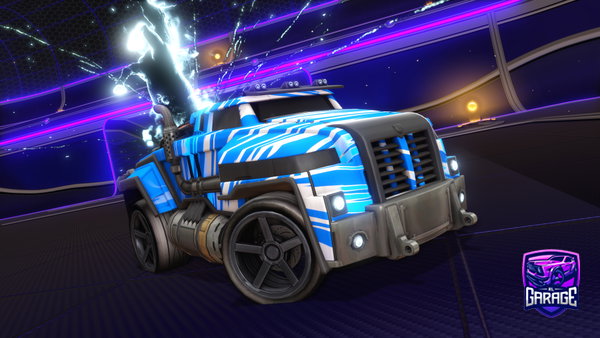 A Rocket League car design from FlashRun77