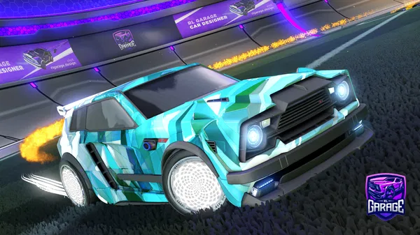 A Rocket League car design from Verrkami