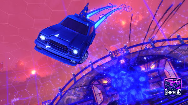 A Rocket League car design from Rabeah_14