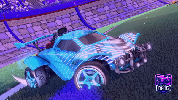A Rocket League car design from DzzyGuy