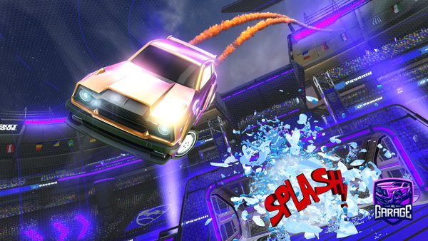 A Rocket League car design from ryuzzakii