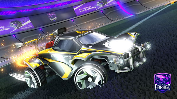 A Rocket League car design from DANCEKING87