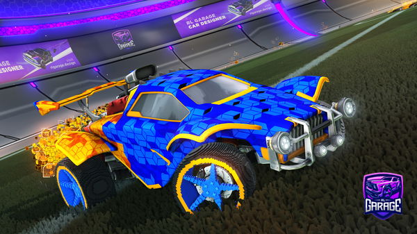 A Rocket League car design from PUSHKAL2007